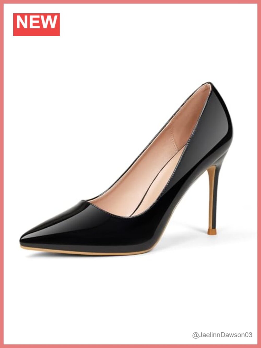 Women's Stiletto High Heel Pumps Pointed Toe 4 Inch PU Party Wedding Shoes